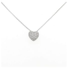 Autre Marque Collier en diamant Au750 Argenté