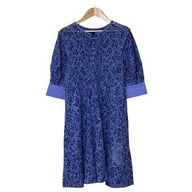 Autre Marque Lily Brown Lace Dress Purple Lavender
