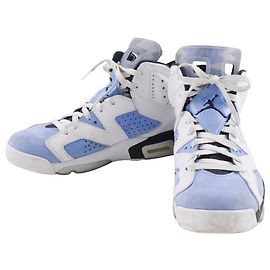 Autre Marque Nike AIR JORDAN 6 RETRO Synthetic Sneakers White Light blue