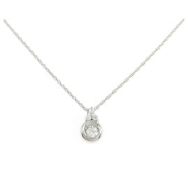Autre Marque Collier en diamants Pt900 Pt850 Argenté
