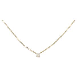 Autre Marque Collier en diamant Au750 Doré