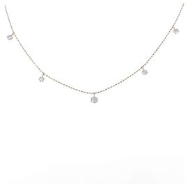 Autre Marque Collier en diamant Au750 Doré