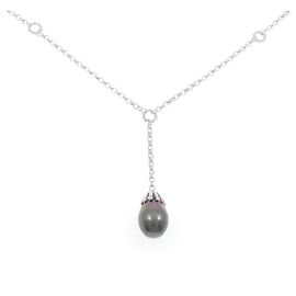 Collana Tasaki Black Pearl Au750 Nero