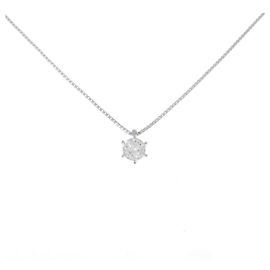 Autre Marque Collier en diamant Pt900 Pt850 Argenté