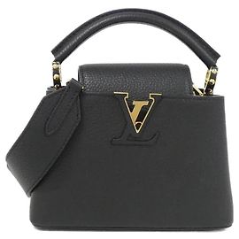 Sac Louis Vuitton Capucines MINI Taurillon 2way Noir