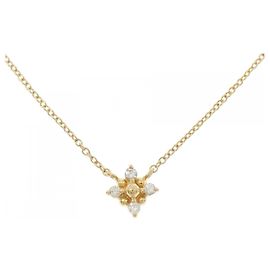 Autre Marque Collier en diamant Au750 Doré