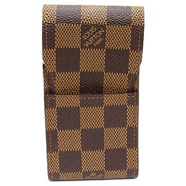 Louis Vuitton Etui Cigarette Damier Cigarette Case Marrom