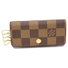 Louis Vuitton Multicles 4 Damier Key Case Marrom