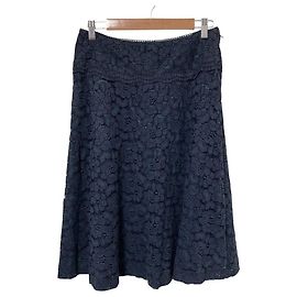 Autre Marque INGEBORG Lace Skirt Blue Navy blue