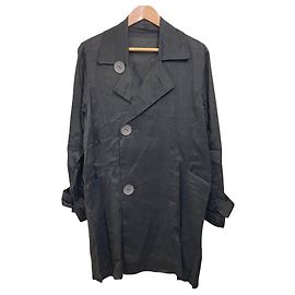 Autre Marque Giacca Jurgen Lehl in misto lino e seta Nero