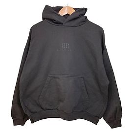 Balenciaga BB Pullover Hoodie Black