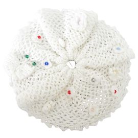 Autre Marque Venit Häkel-Haaraccessoire Weiß