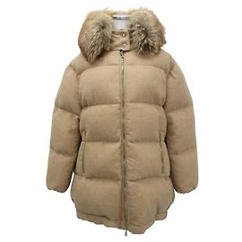 Chaqueta de plumón y lana Moncler MERGULE Beige