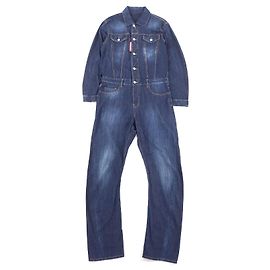 DSQUARED2 Denim-Baumwoll-Overall Blau Andere