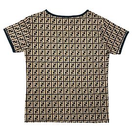 Prenda de poliéster Fendi Castaño Negro