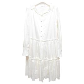 Autre Marque Vestido ADEAM MARGARET DRESS Blanco