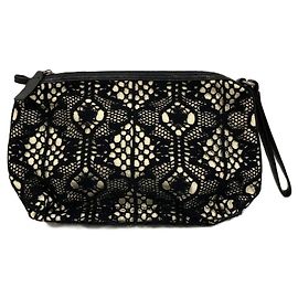 Dries Van Noten Knit Clutch Bag Black