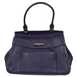 Longchamp Madeleine Shopper mit Tragegriffen Lila