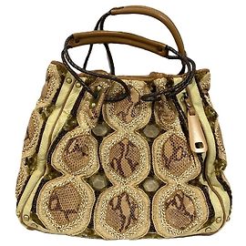 Autre Marque Jamin Puech Perlen-Tote-Bag Beige