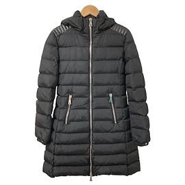 Abrigo de plumón Moncler OROPHIN de cuero Negro