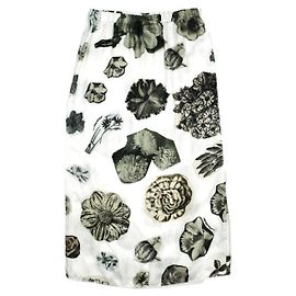 Marni NOCTURNAL PRINT ROCK Seidenrock Schwarz