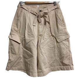Autre Marque Shorts en satin de coton doux MACPHEE Beige