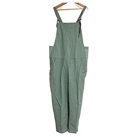 Autre Marque Tuta YARRA in cotone e lino Verde
