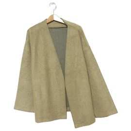 Autre Marque SEADRAKE No Collar Jacket Brown Camel