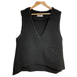 Autre Marque Gilet en tweed UNMINOU Noir
