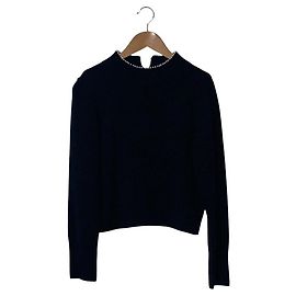 Autre Marque BLUE LABEL CRESTBRIDGE Maille en laine avec col perlé Noir