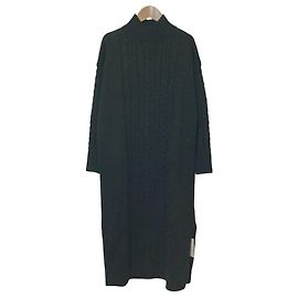 Autre Marque Robe en maille torsadée green label relaxing CFC Noir