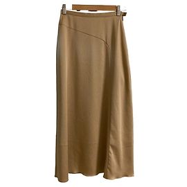 Autre Marque Jupe évasée en satin IENA Beige Autre
