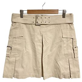 Minifalda de lana S Max Mara Beige
