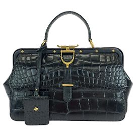 Sac à main Gucci 303885 en crocodile Noir