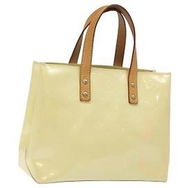 Louis Vuitton Reade Monogram Vernis PM Beige