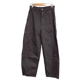 Autre Marque Pantalones de denim teñidos garment dyed MICA&DEAL Castaño Gris antracita