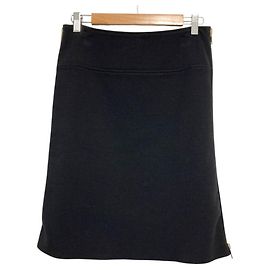 Gonna Givenchy con zip laterale Nero