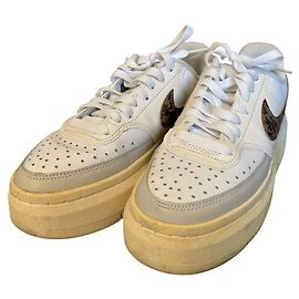 Autre Marque Nike W Court Vision Alta Platform Sneakers Blanc