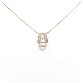 Autre Marque Colar de Diamantes Au750 Rosa