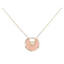 Collana Cartier Amulette 750 Oro Rosa Rosa