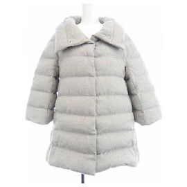 Autre Marque Herno PI0210D Daunenmantel aus Seide und Kaschmir Braun