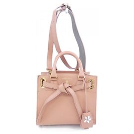 Autre Marque ADMJ Lederhandtasche Pink