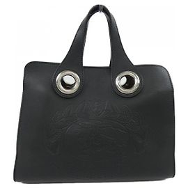 Bolso de piel Burberry Negro