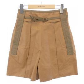 Hermès Hermes 3E1407DA Calf Shorts 36 Marron