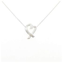 Tiffany & Co. Loving Heart 925 Silver Necklace Silvery
