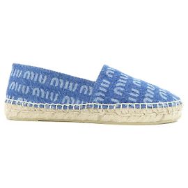 Sneakers Miu Miu in tessuto blu Blu