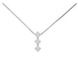 Autre Marque Collana di diamanti PT900 PT850 Argento
