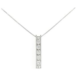 Autre Marque Collier en diamants PT900 PT850 Argenté