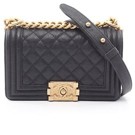 Sac à épaule Chanel Boy Small Noir