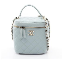 Borsa Chanel Matelassé Blue Blu